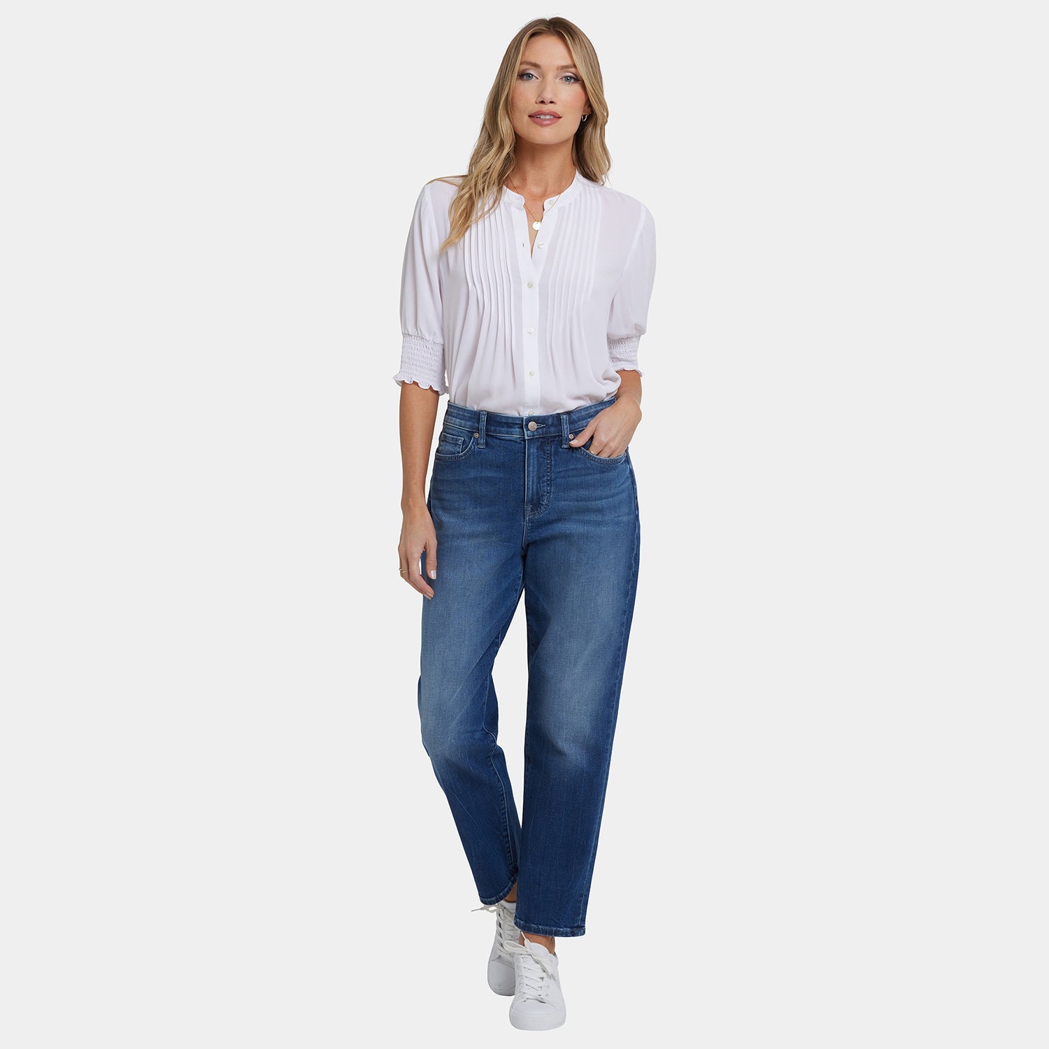 Boyfriend Jeans - Cool Marine