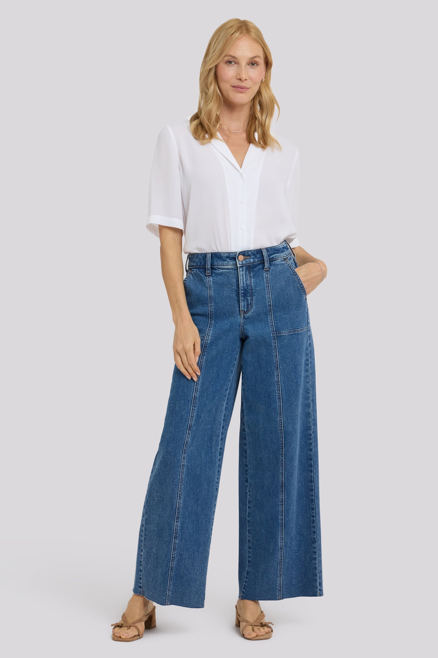 Simone Wide Leg Jeans - Salton