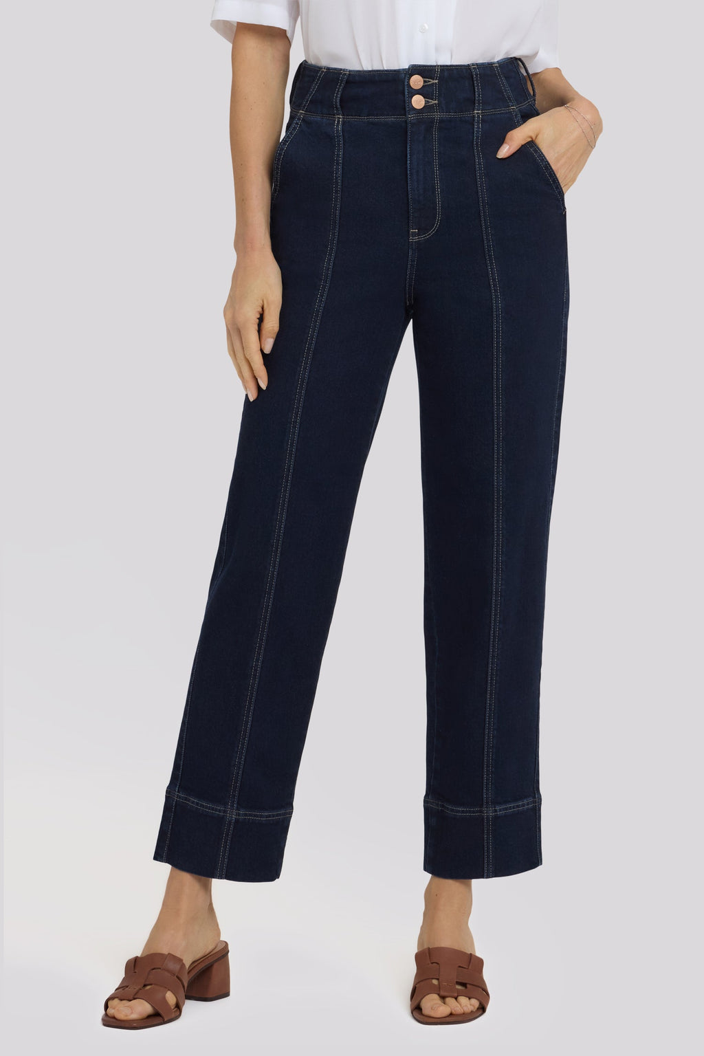 Kasey Stovepipe Ankle Jeans - Morning Tides