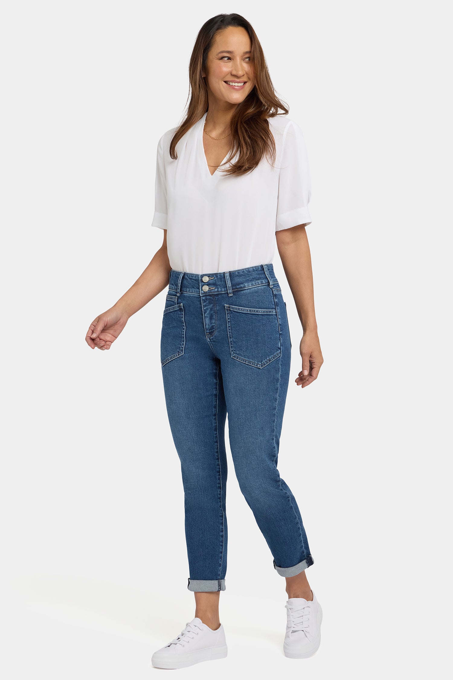 Margot Girlfriend Jeans - Lake Notre-Dame