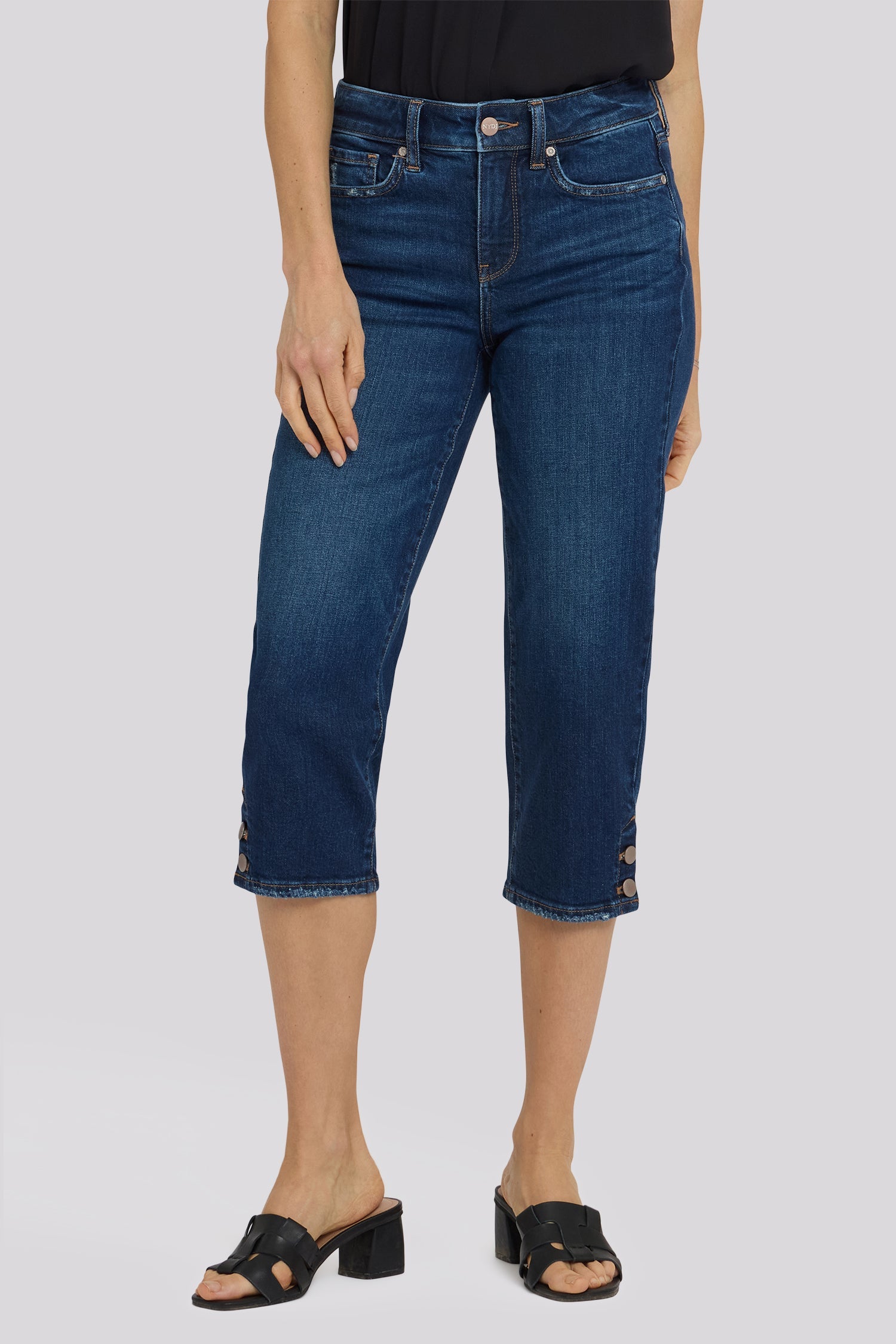 Marilyn Straight Crop Jeans - Sunset Villa