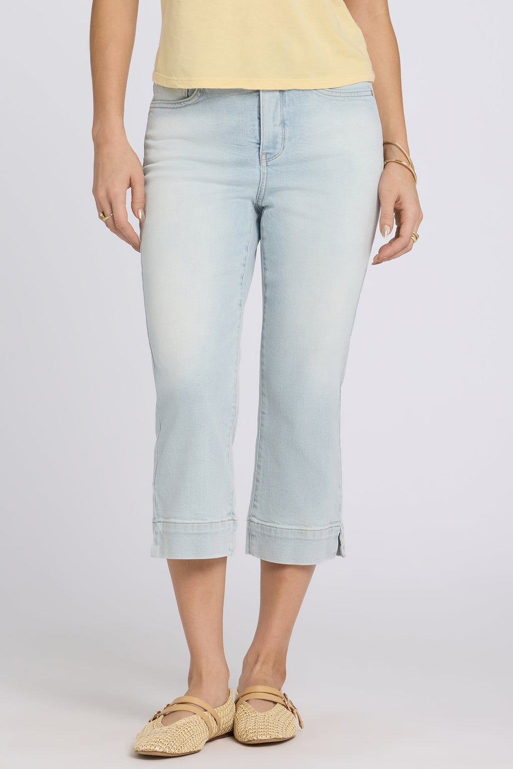 Marilyn Straight Crop Jeans - Desert Shoreline
