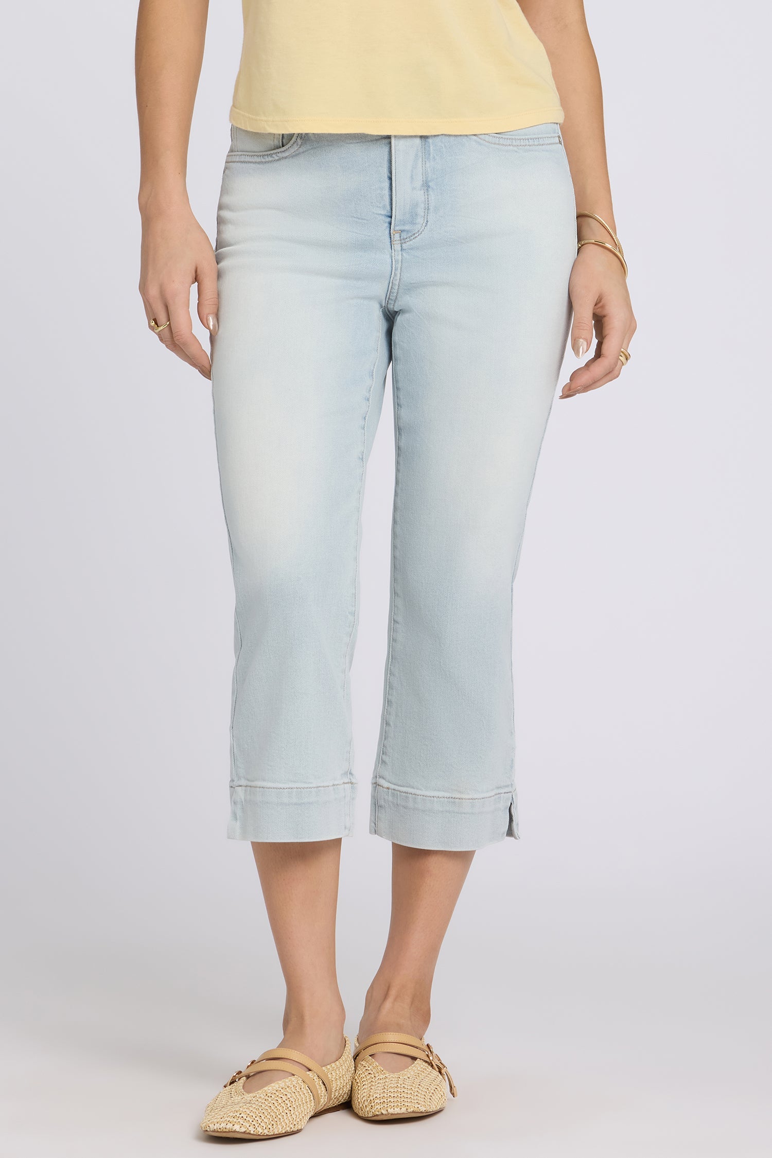 Marilyn Straight Crop Jeans - Desert Shoreline