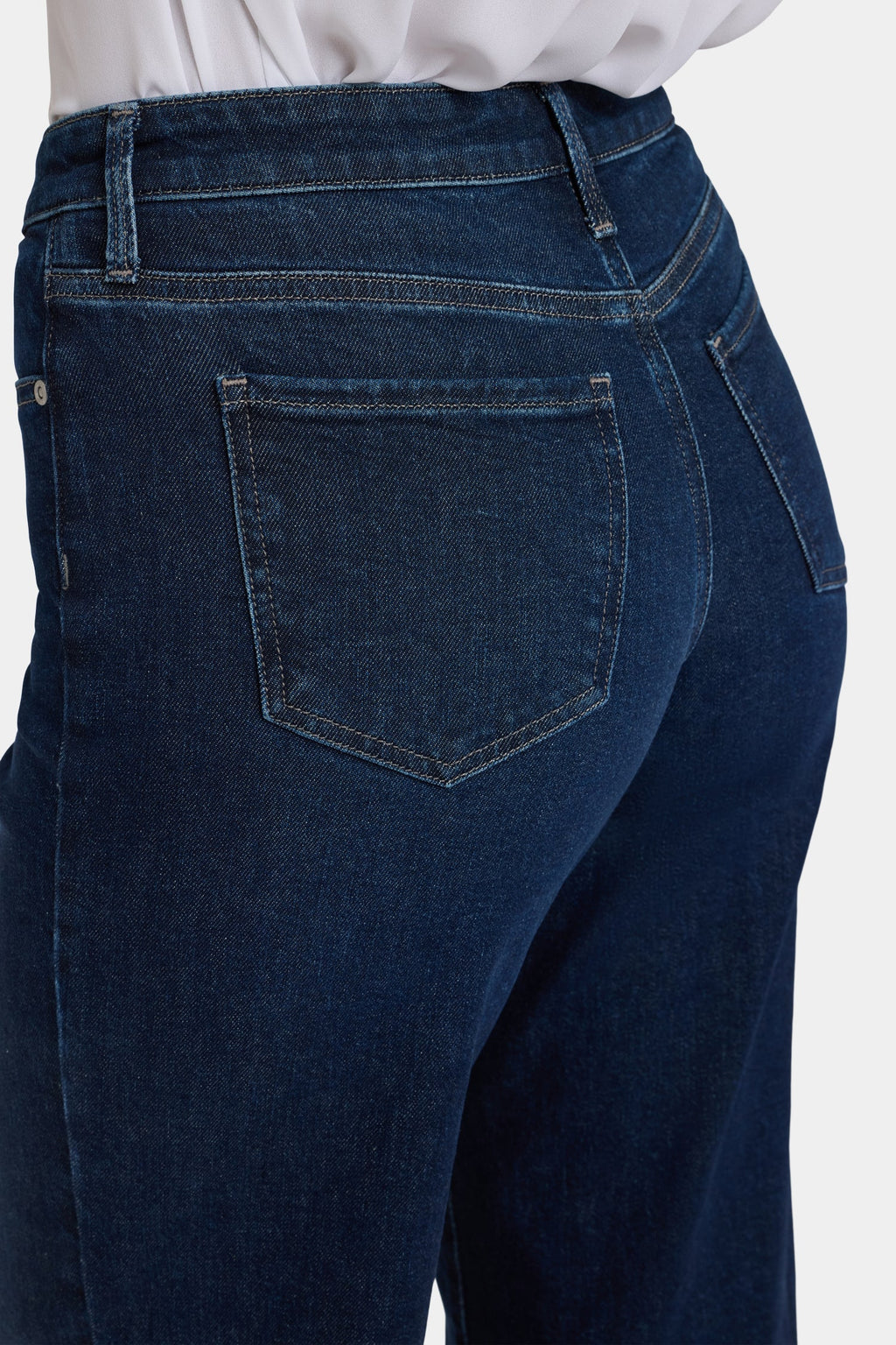 Teresa Wide Leg Ankle Jeans - Midnight Breeze