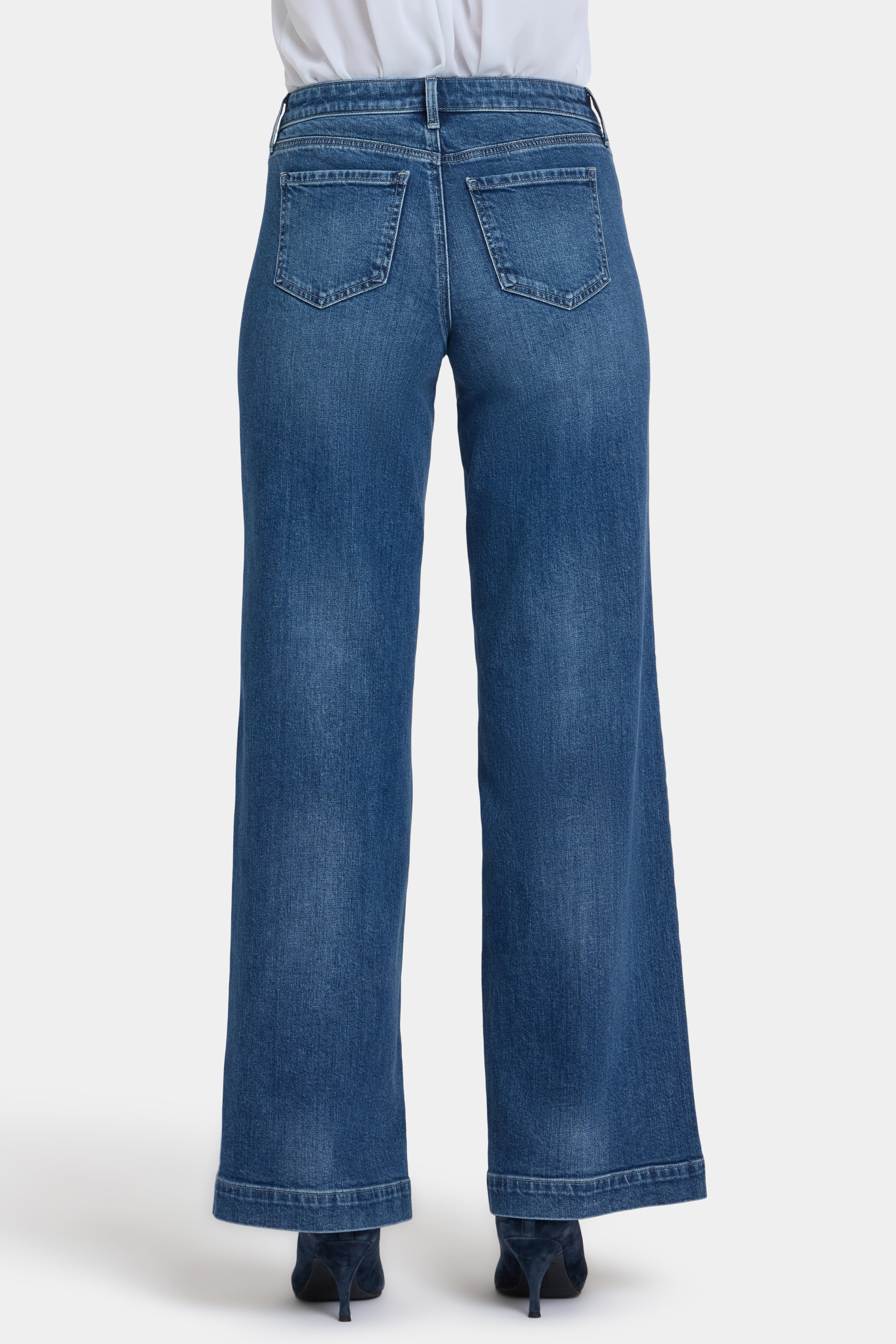 Teresa Wide Leg Jeans - Lake Notre-Dame