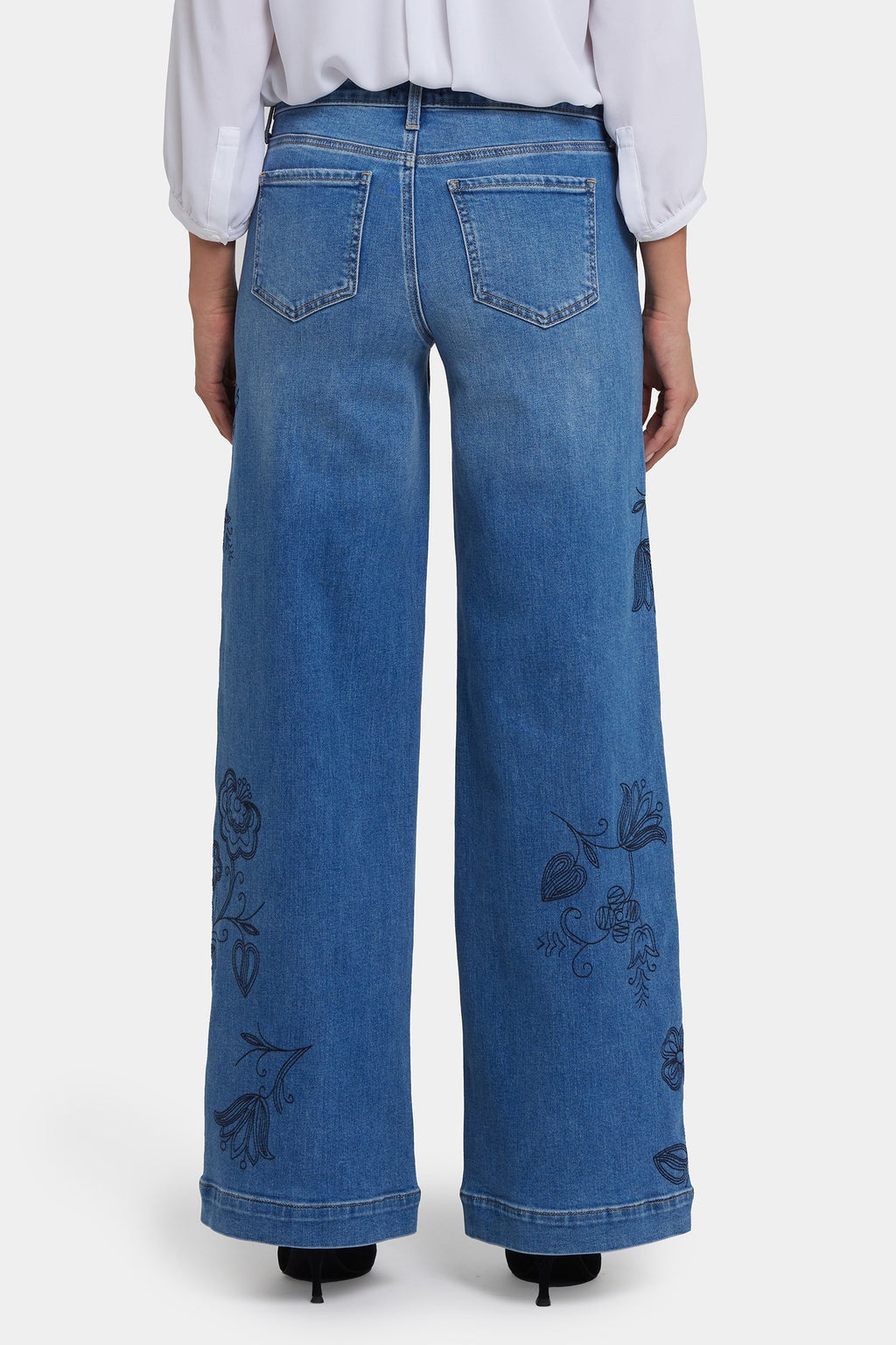 Teresa Wide Leg Jeans - Water Canyon