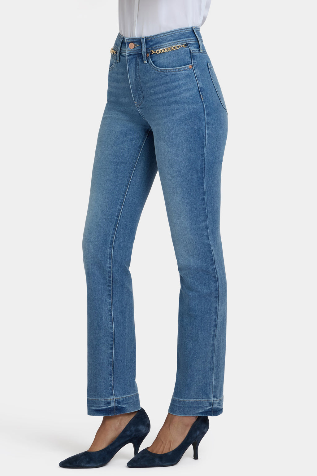 Marilyn Straight Jeans - Bastille Sea