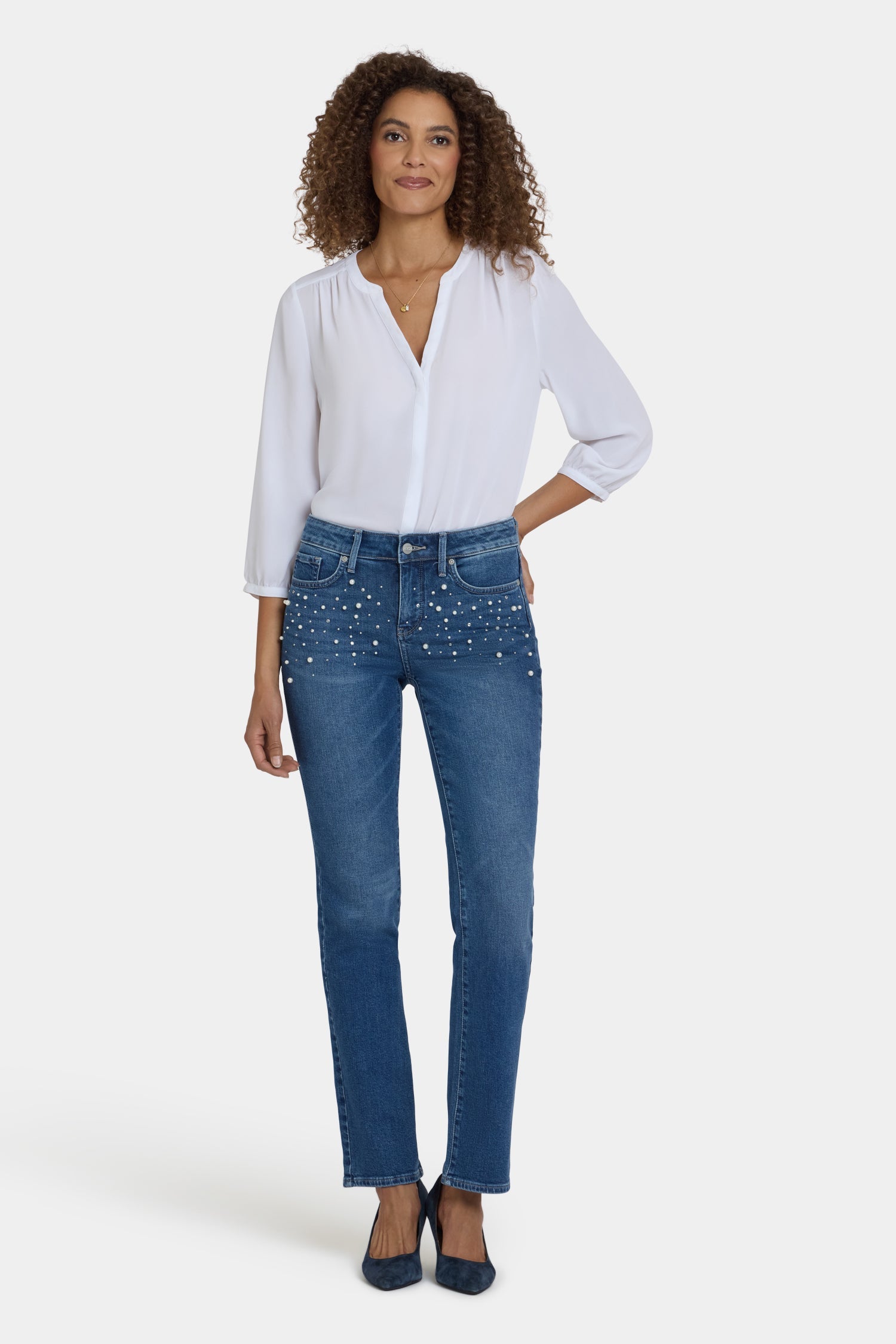 Marilyn Straight Jeans - Lake Notre-Dame