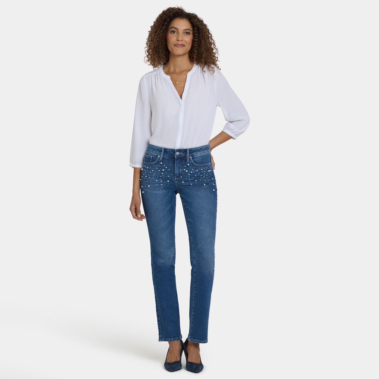 Marilyn Straight Jeans - Lake Notre-Dame