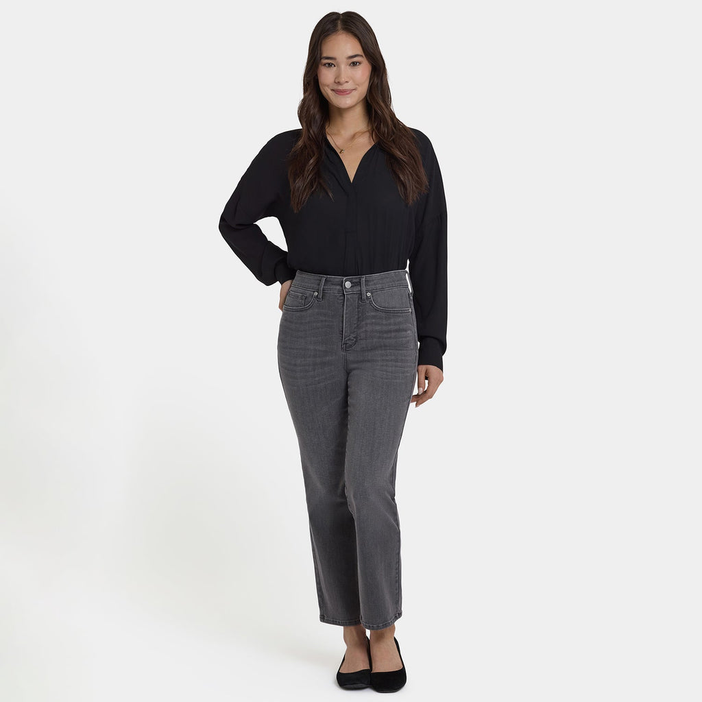 Marilyn Straight Ankle Jeans - Chateau Shadow