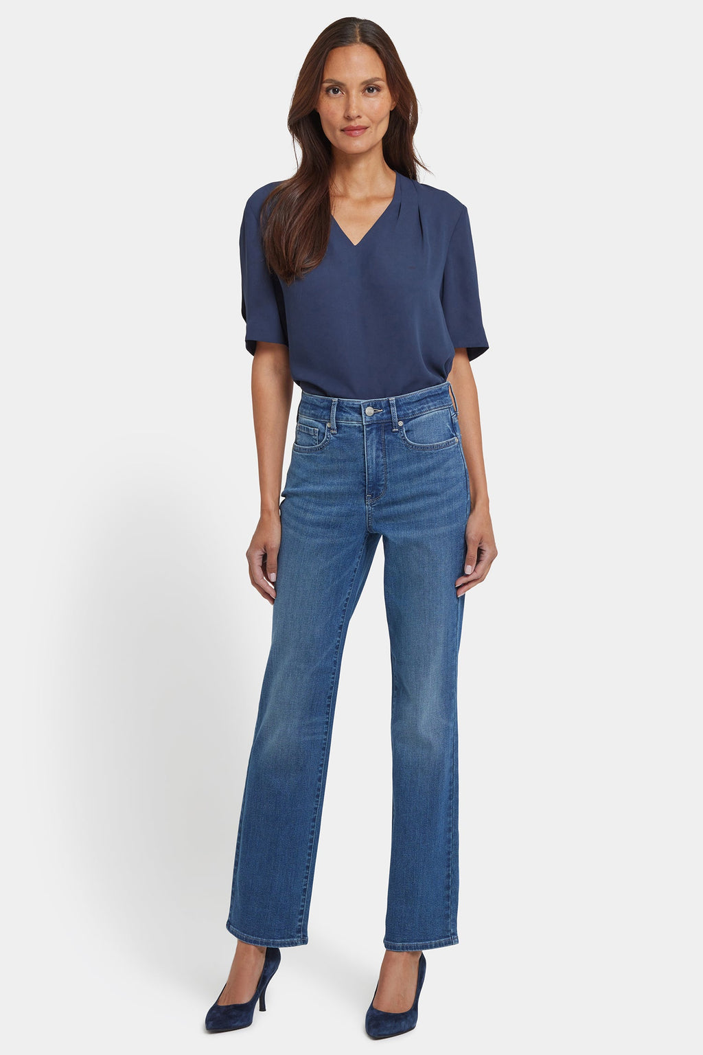 Marilyn Straight Jeans In Tall - Lake Notre-Dame