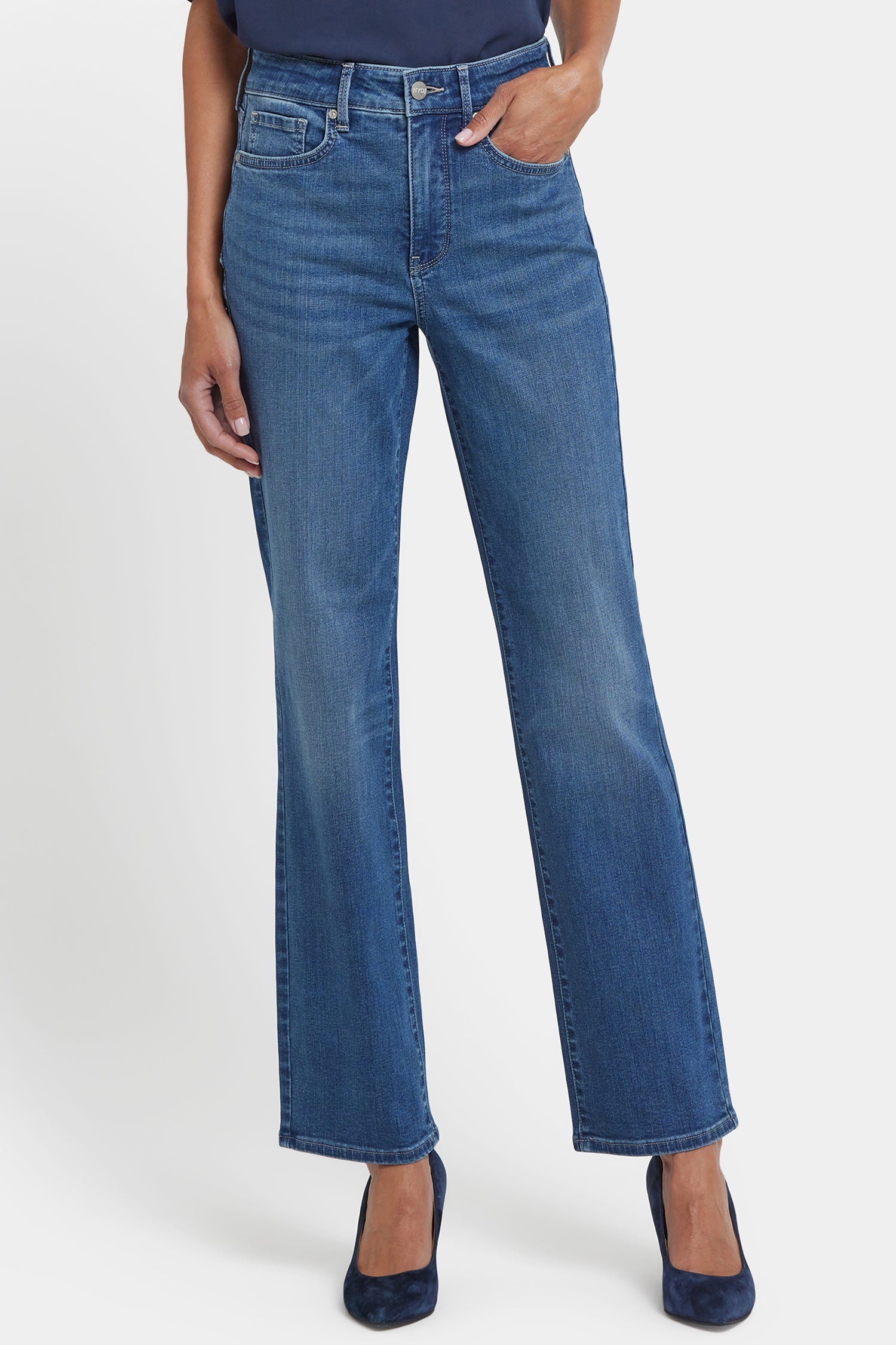 Marilyn Straight Jeans In Tall - Lake Notre-Dame