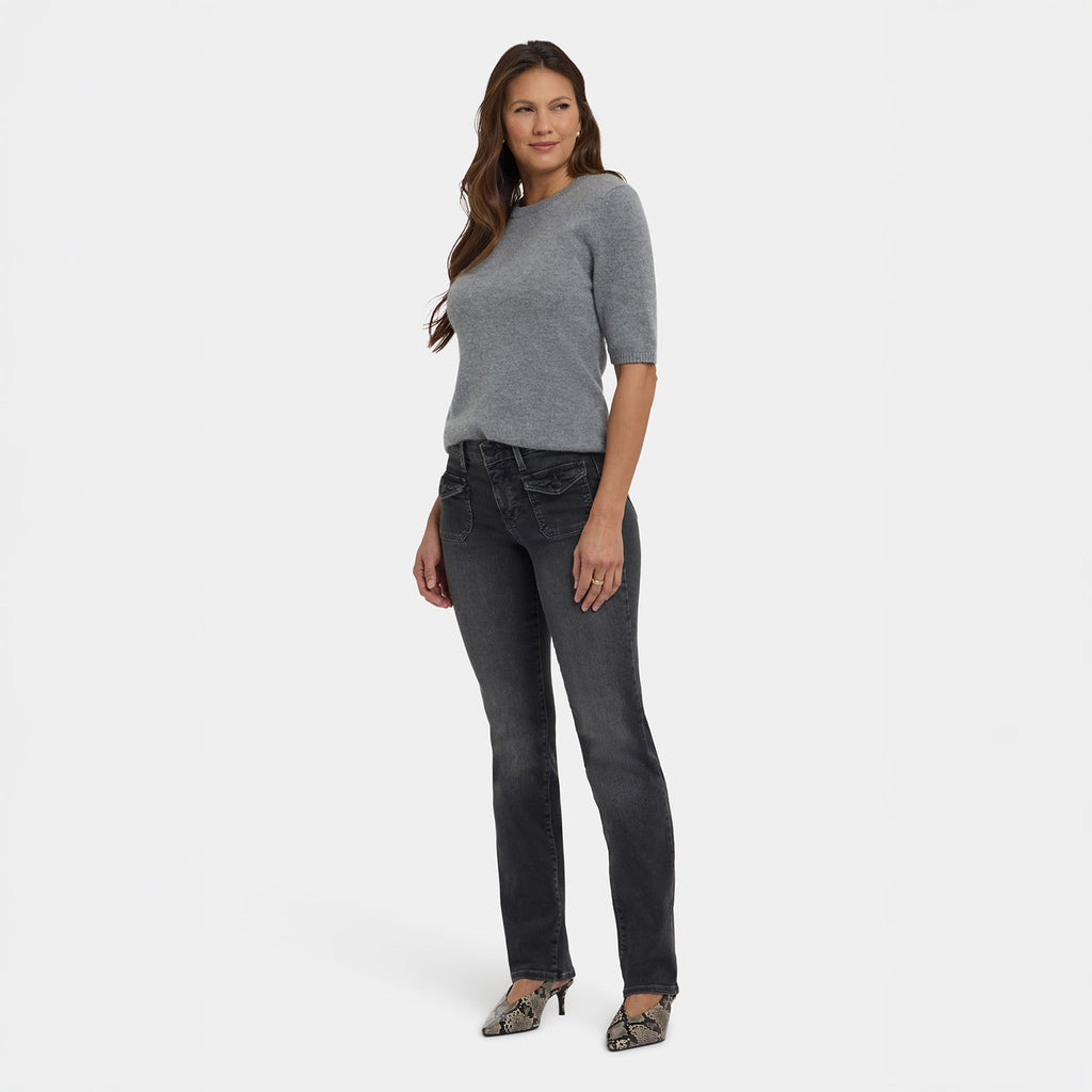 Marilyn Straight Jeans - Gloomy Marais