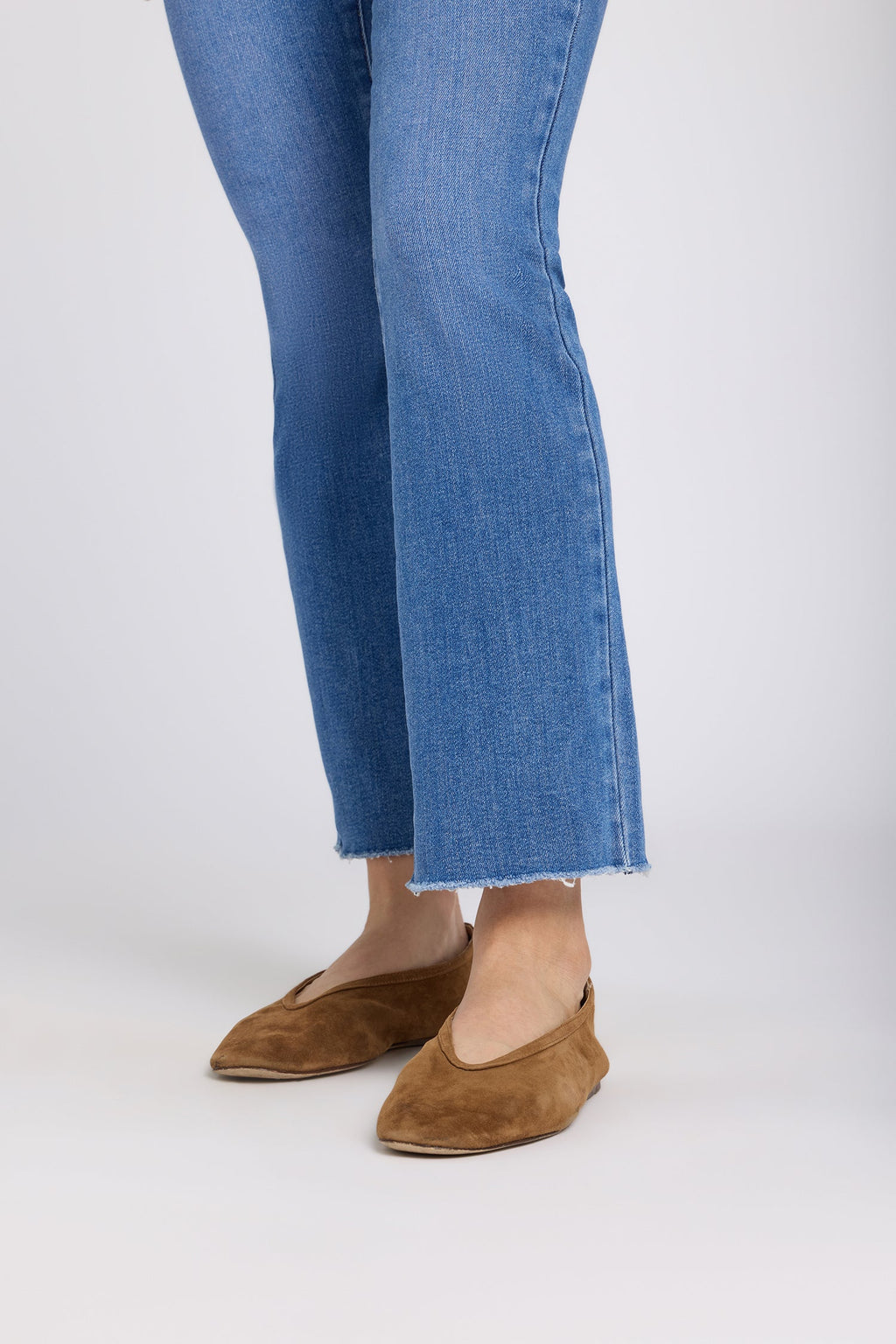Billie Mini Bootcut Ankle Jeans - Blue Paradise
