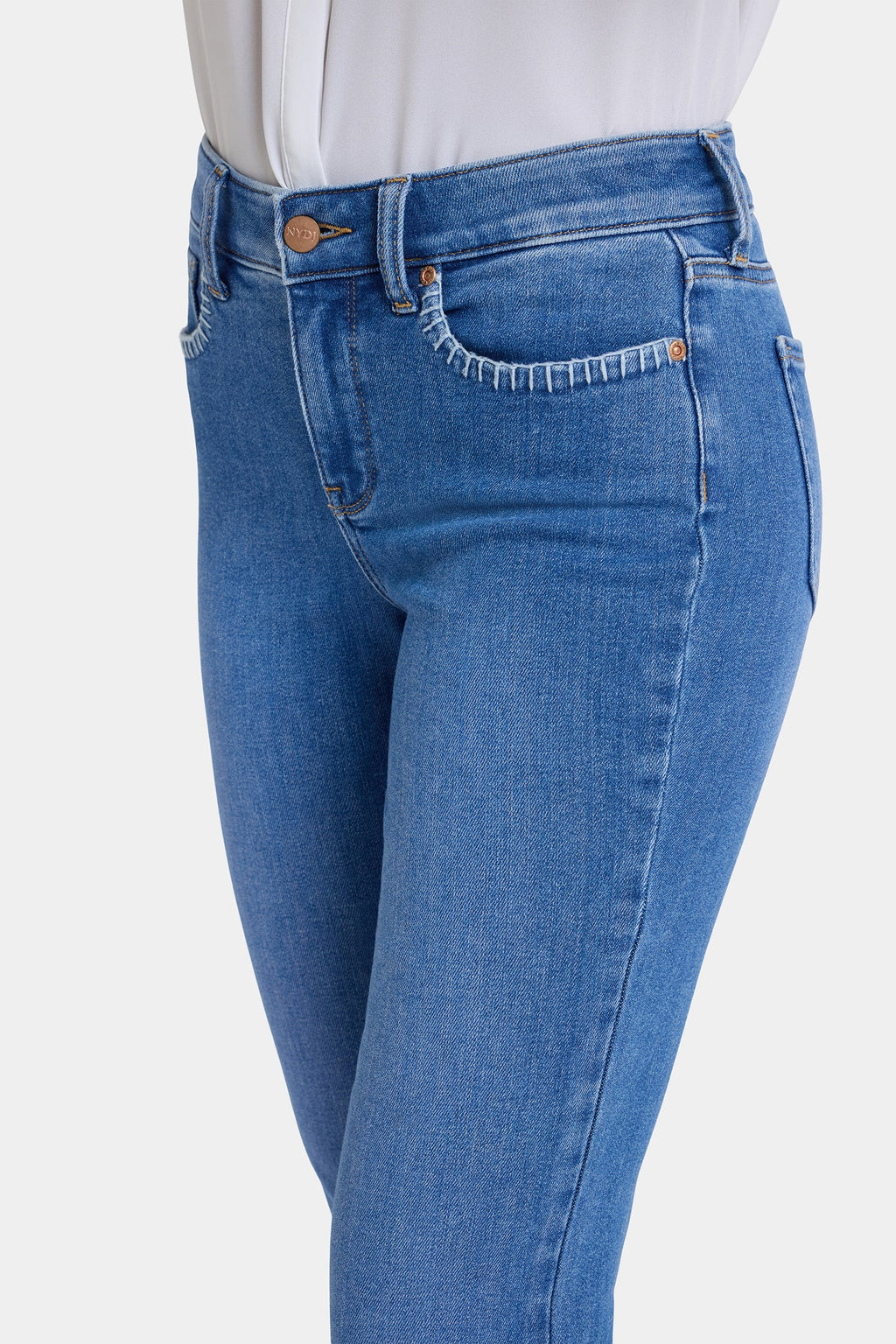 Marilyn Straight Ankle Jeans - Blue Paradise