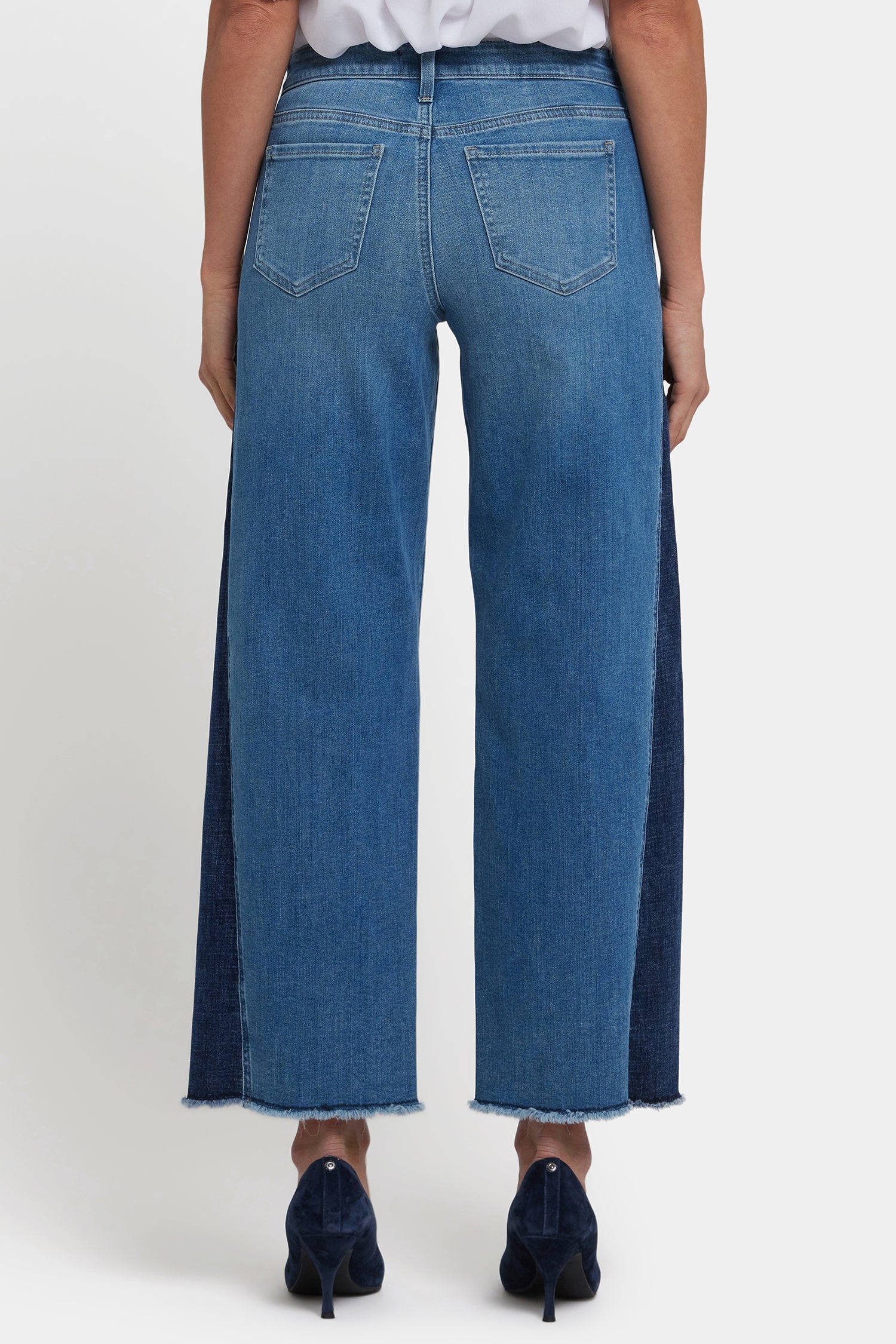 Teresa Wide Leg Jeans - Avenue Blue