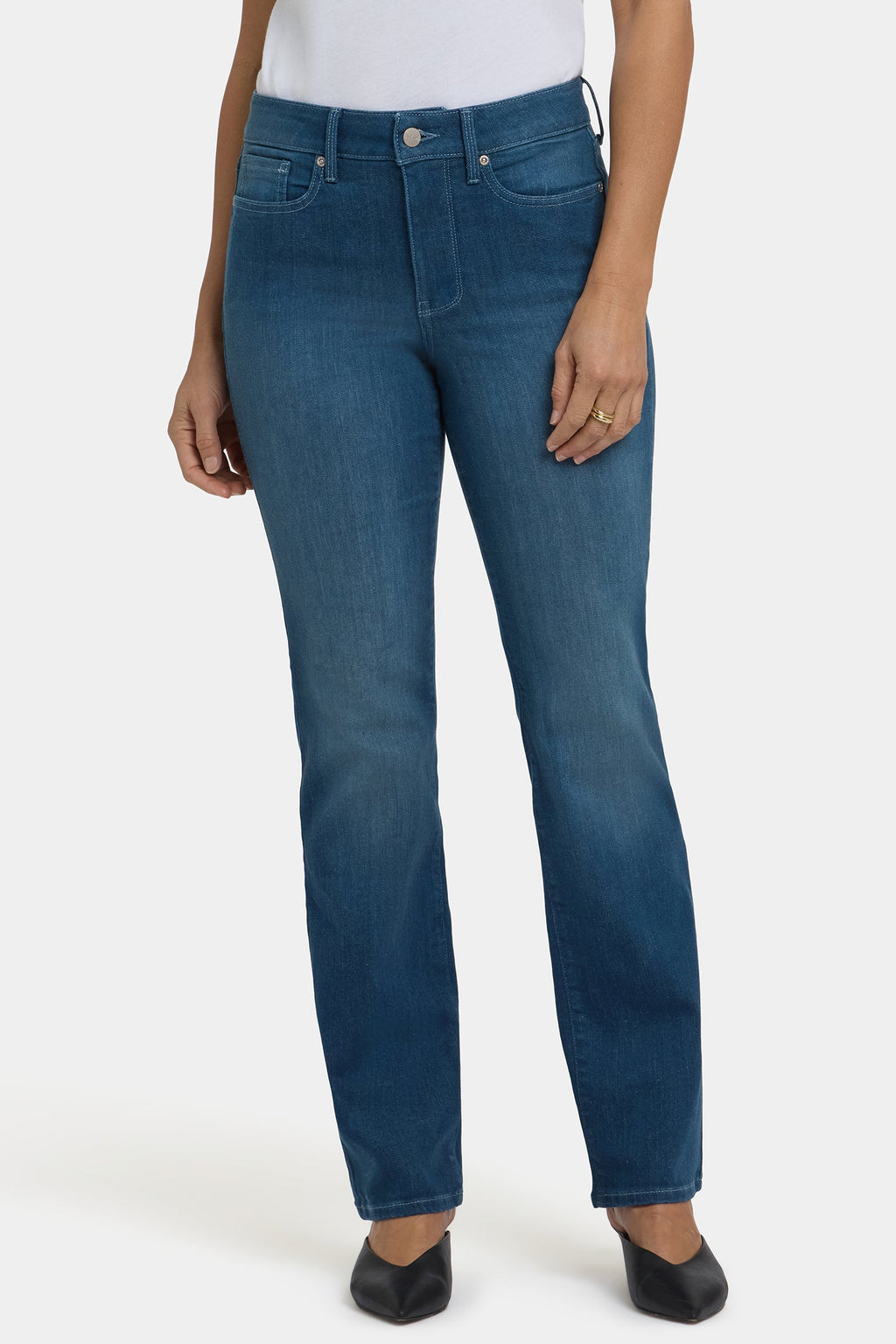 Marilyn Straight Jeans In Tall - Hugo Rain