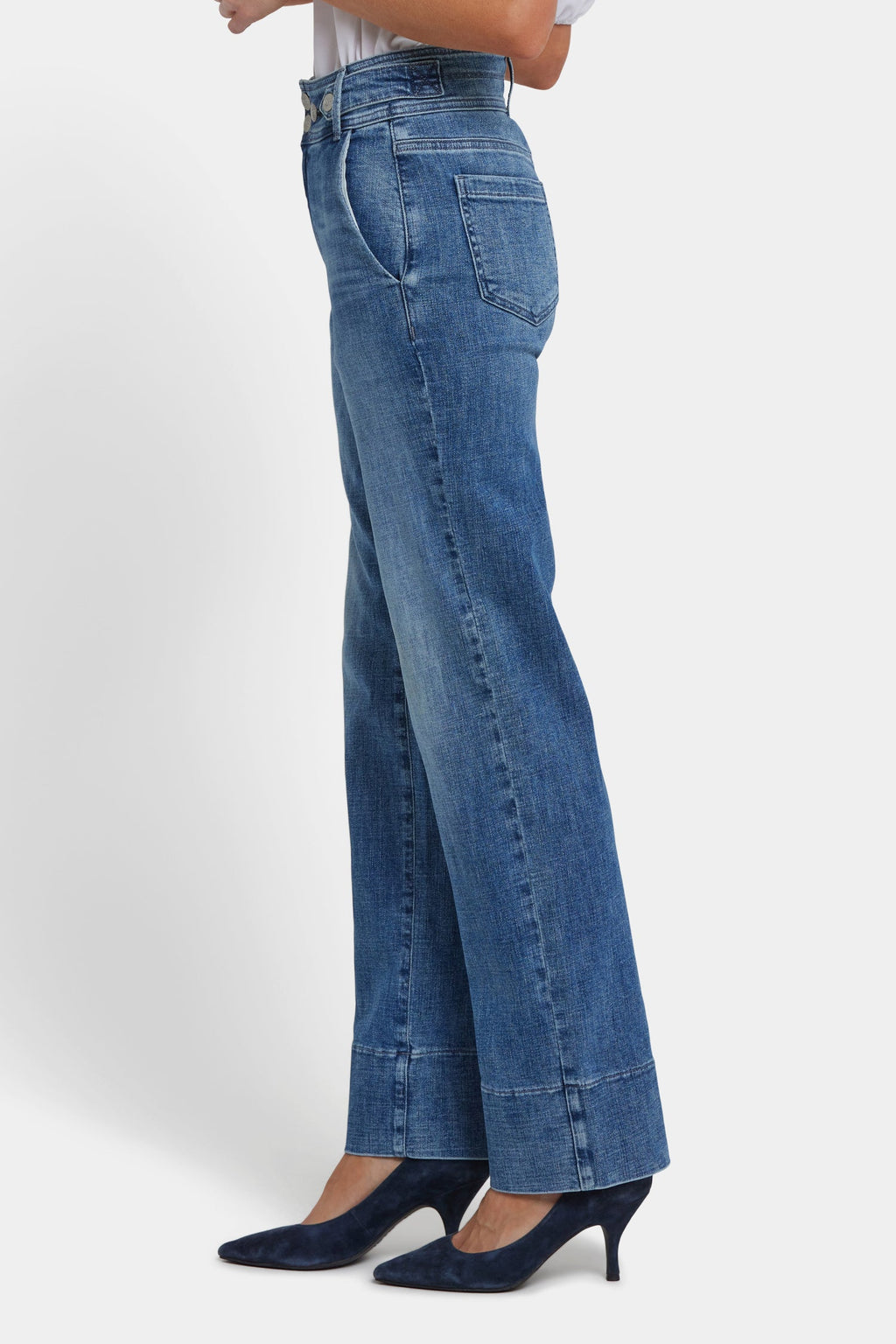 Bailey Relaxed Straight Jeans - Washed Crystal