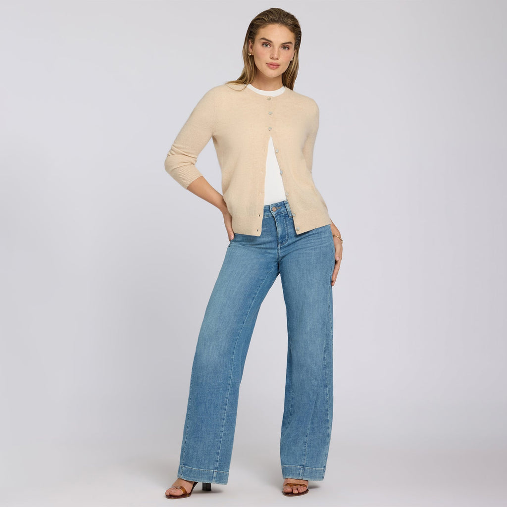 Teresa Wide Leg Jeans - Dawn Rock