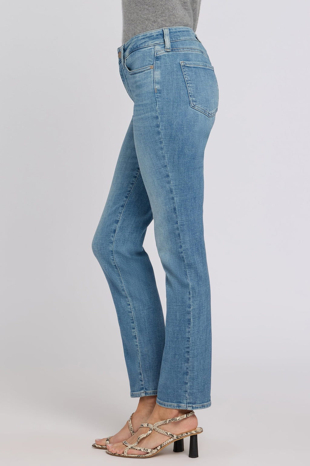 Sheri Slim Straight Jeans - Dawn Rock