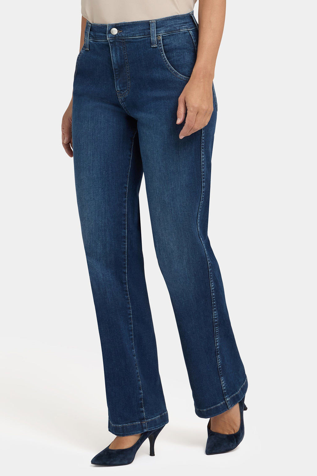 Brooke Loose Straight Jeans - Louvre Sapphire