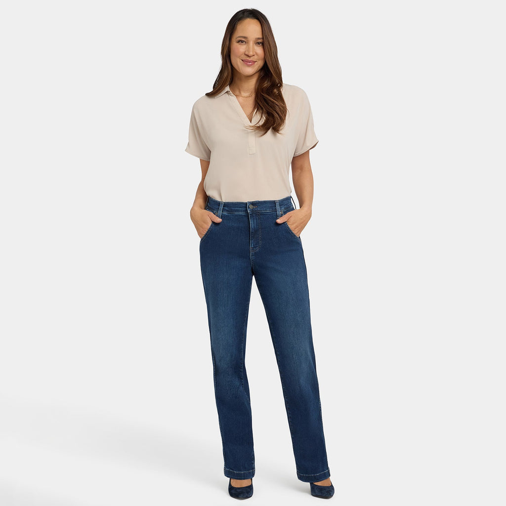 Brooke Loose Straight Jeans - Louvre Sapphire