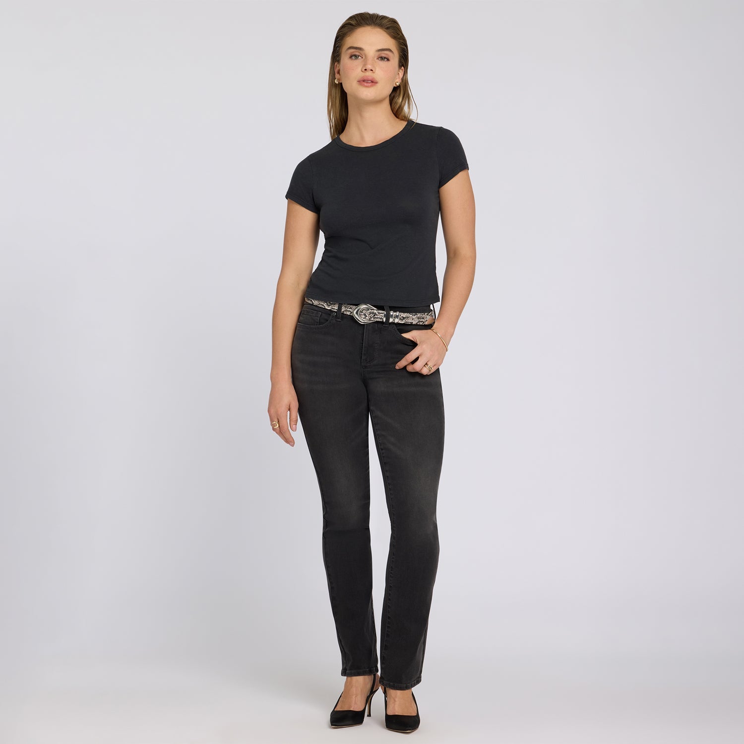 Waist-Match™ Marilyn Straight Jeans - Arch Rock