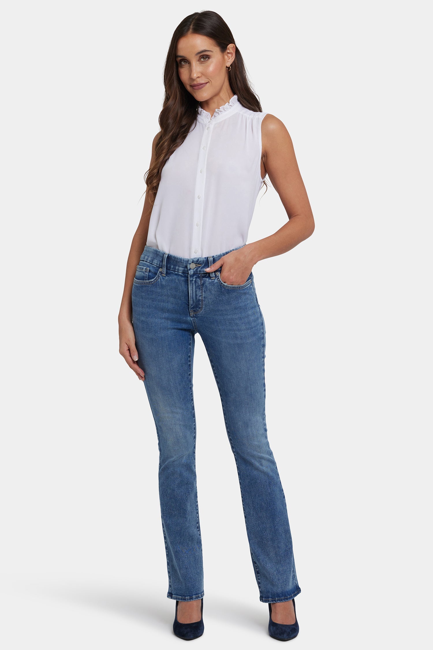 Waist-Match™ Barbara Bootcut Jeans - Parisian Sky