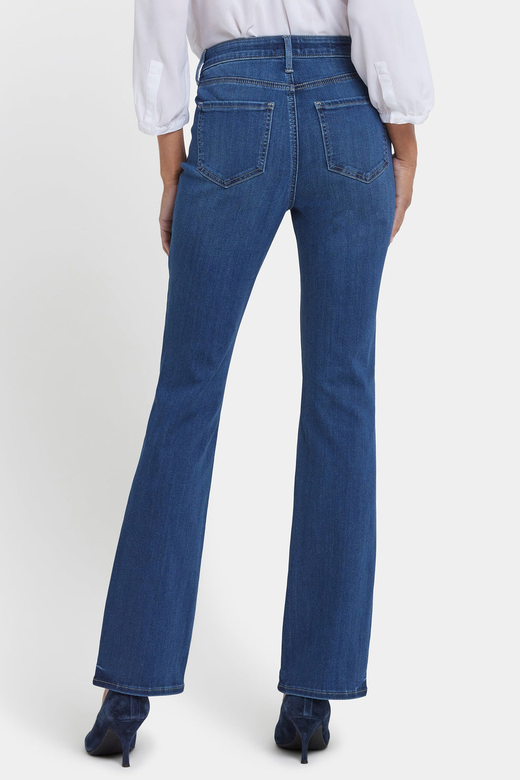 Billie Mini Bootcut Jeans In Petite - Vintage Lapis
