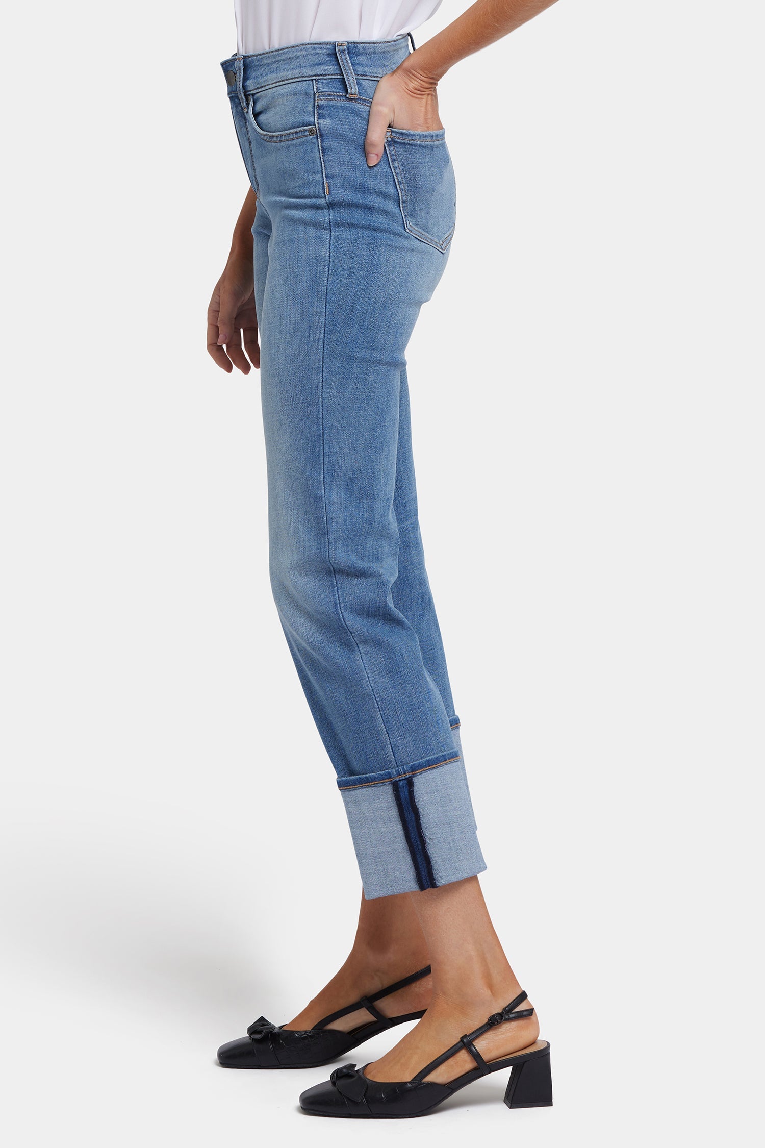 Marilyn Straight Jeans In Petite - Barcelona Breeze