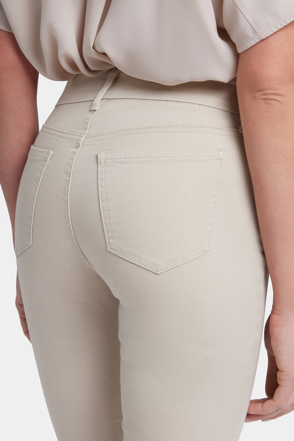 Waist-Match™ Marilyn Straight Crop Jeans In Petite - Feather