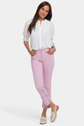 Marilyn Straight Jeans In Petite - Pink Nectar