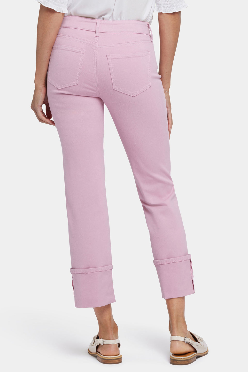 Marilyn Straight Jeans In Petite - Pink Nectar