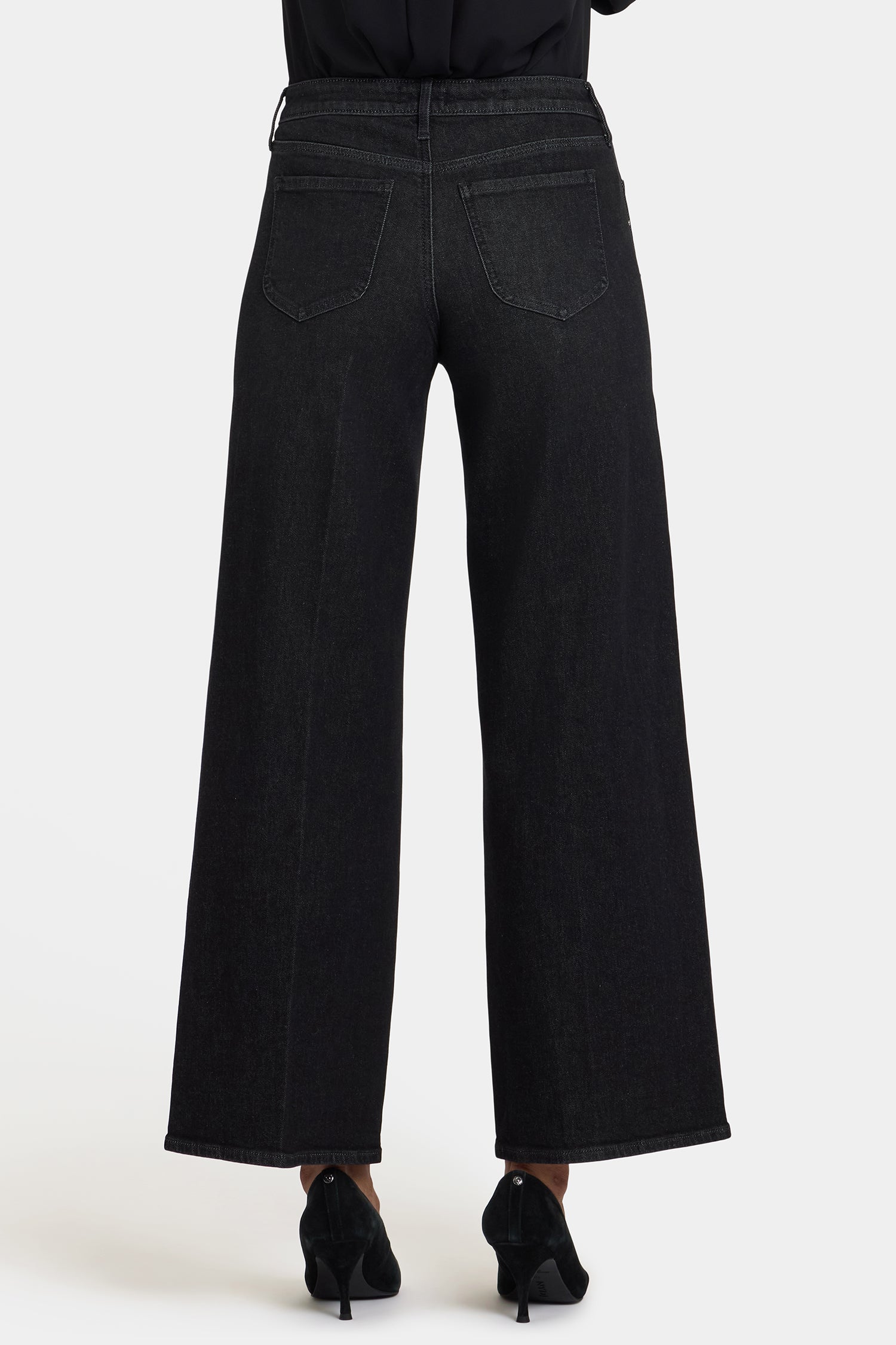 Teresa Wide Leg Jeans In Petite - French Nightfall