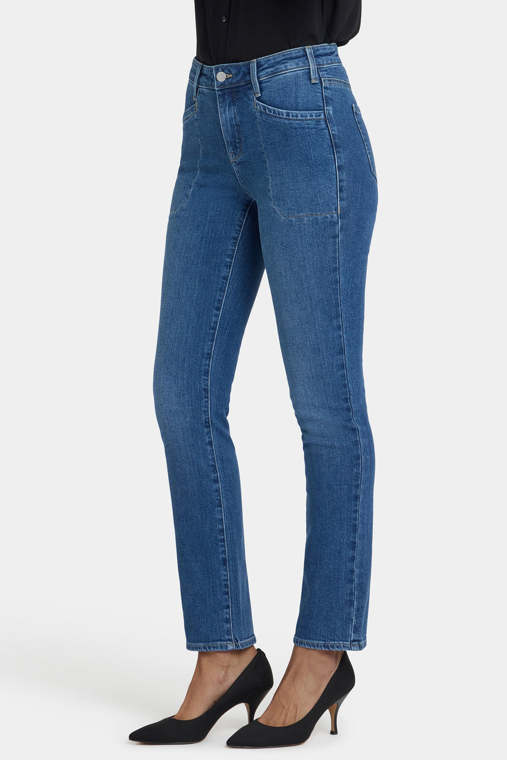 Sheri Slim Jeans In Petite - Opera Blue