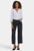 Teresa Wide Leg Jeans In Petite - Street Shade