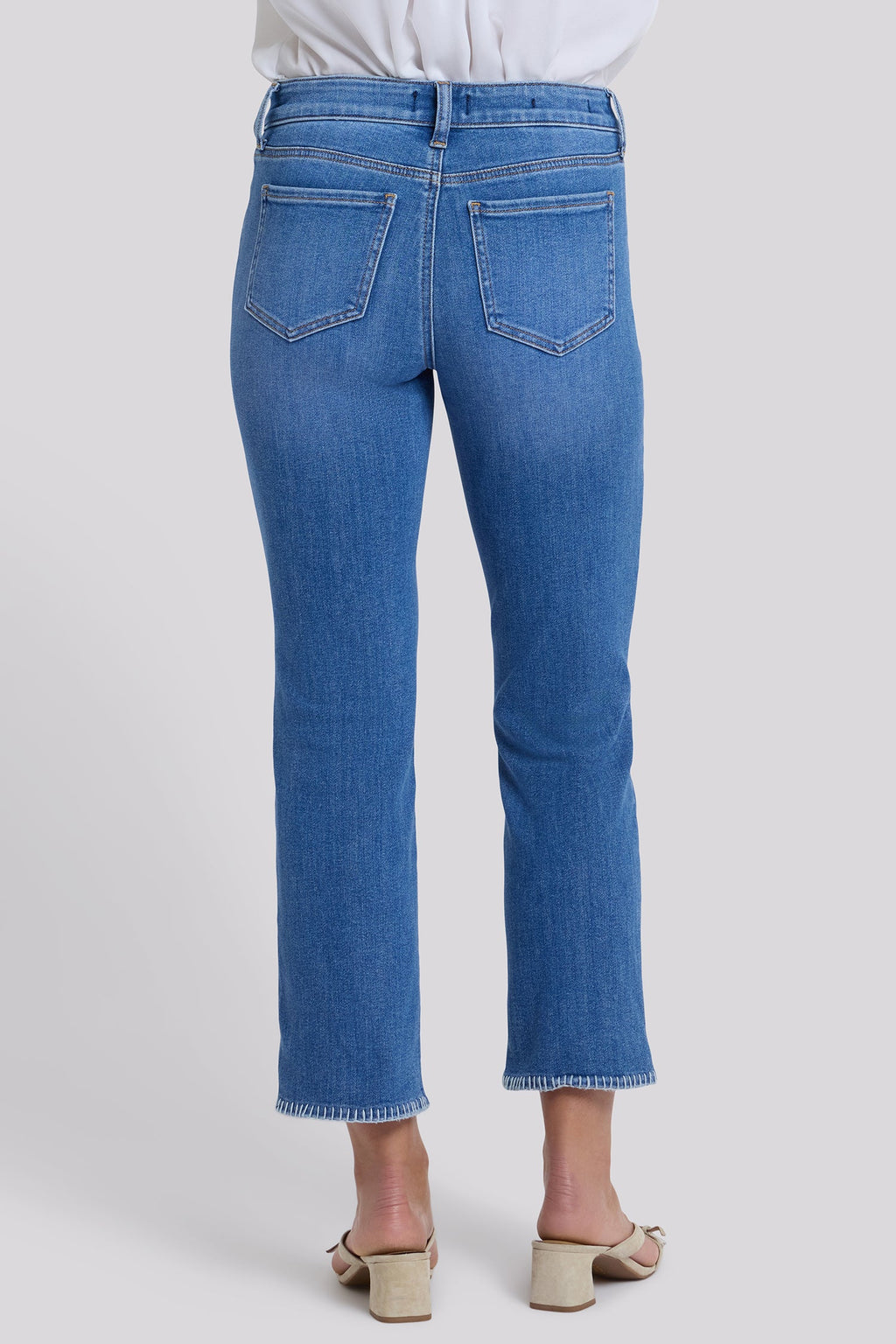 Marilyn Straight Ankle Jeans In Petite - Blue Paradise
