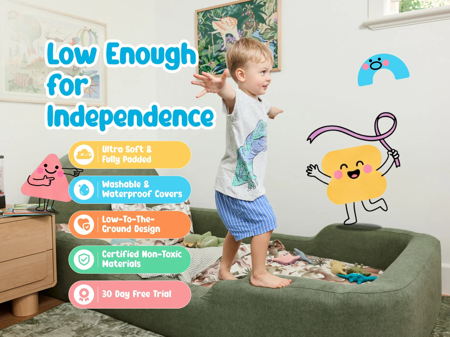 Montessori Floor Bed for Kids