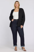 Marilyn Straight Jeans In Plus Size - Morning Tides