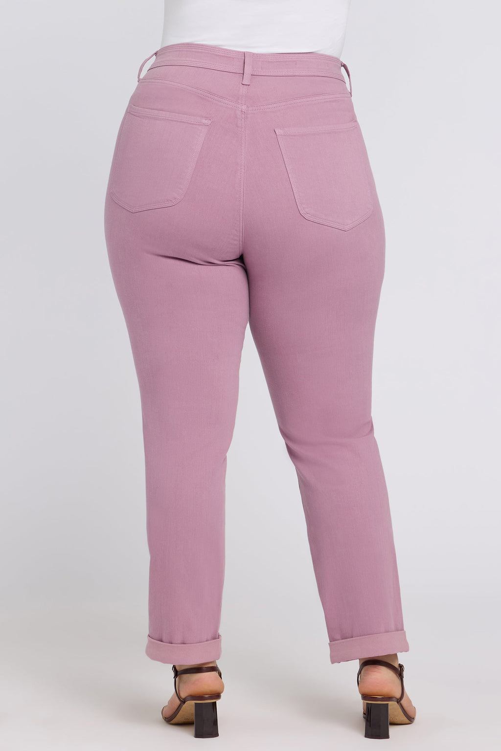 Marilyn Straight Jeans In Plus Size - Dusky Daisy