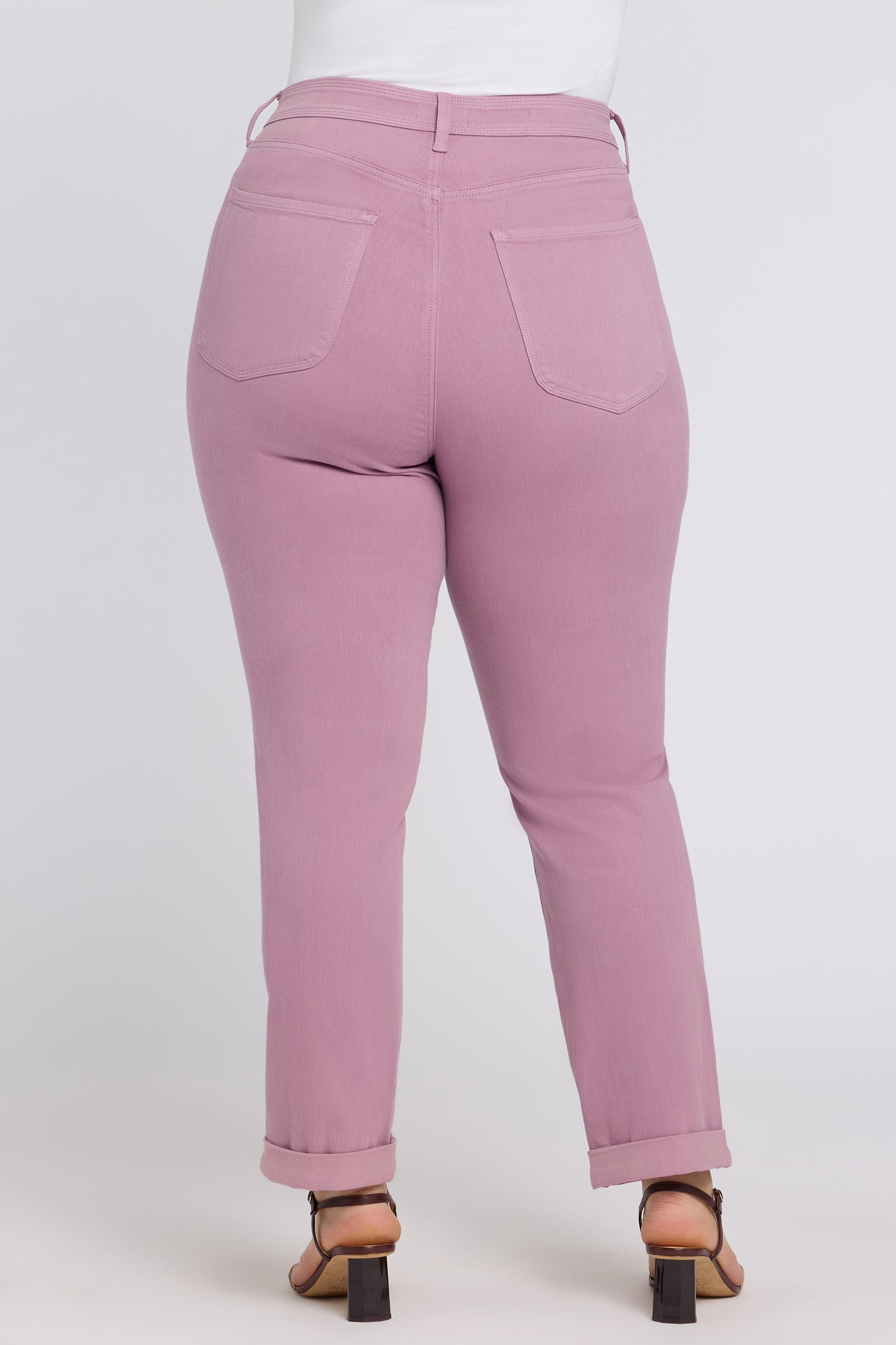 Marilyn Straight Jeans In Plus Size - Dusky Daisy