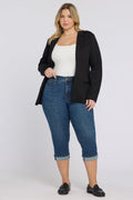 Marilyn Straight Crop Jeans In Plus Size - Sunset Villa
