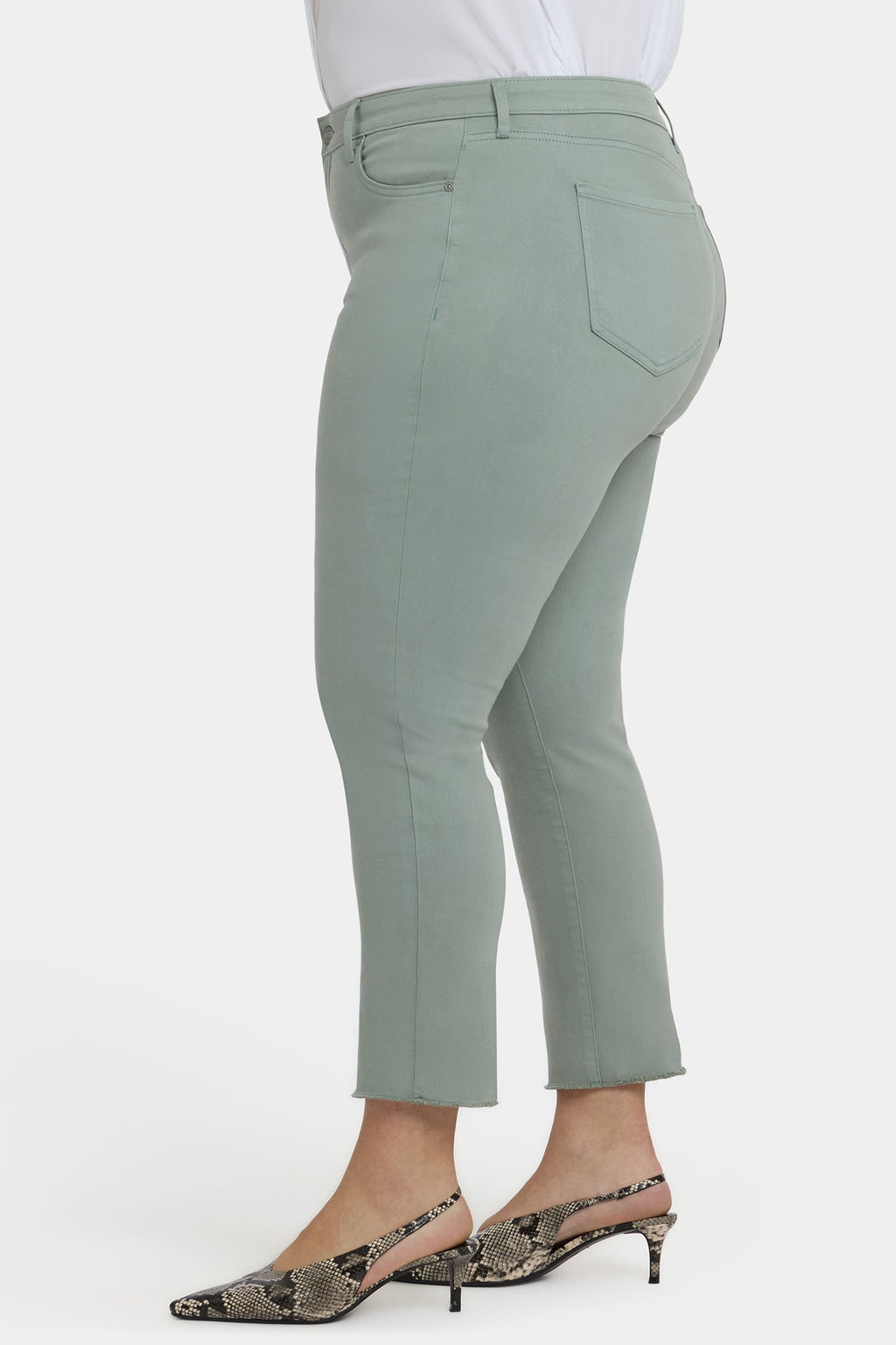 Sheri Slim Ankle Jeans In Plus Size - Mistletoe