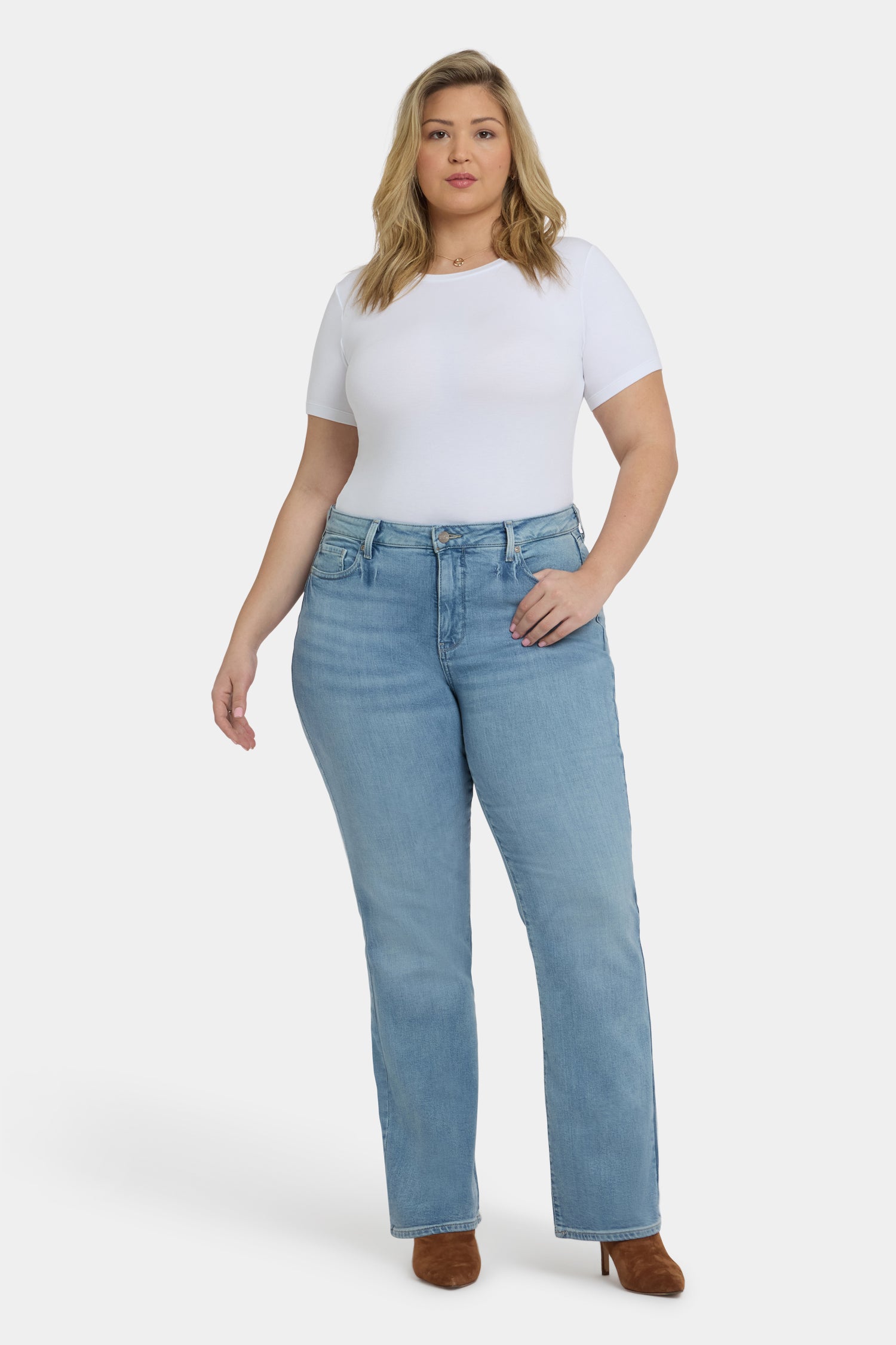 Barbara Bootcut Jeans In Plus Size - Majestic Dusk