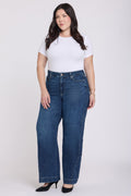 Teresa Wide Leg Jeans In Plus Size - Sunset Villa