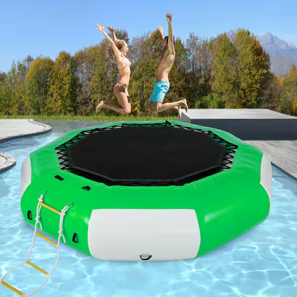 🔥🔥Inflatable Water Trampoline with Ladder
