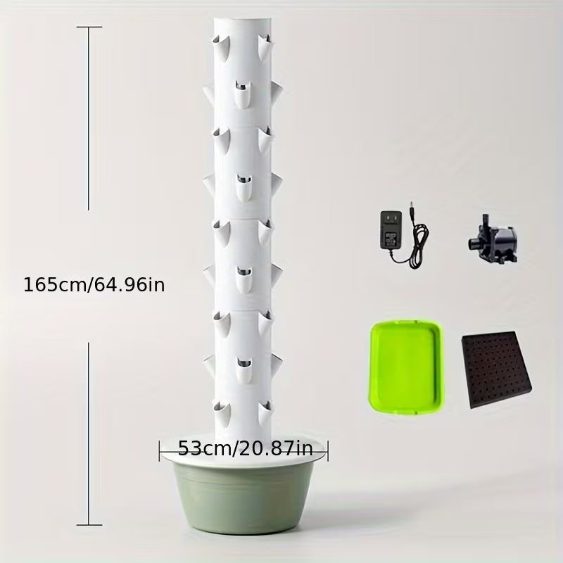 Vertical Hydroponic Grow Tower Aeroponic Tower for Fruits and Vegetables