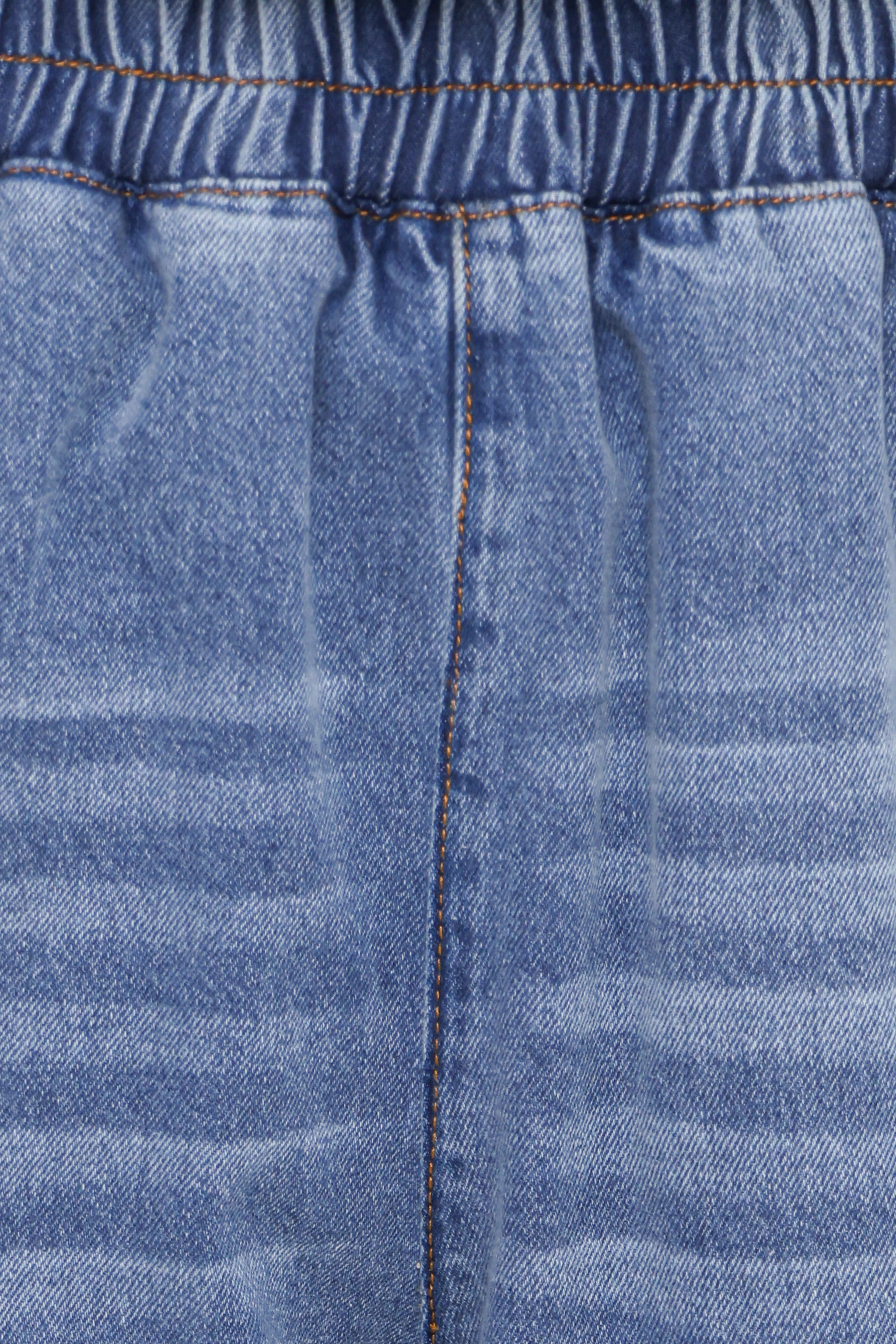 Sophie Cropped Barrel Jean - Medium Wash
