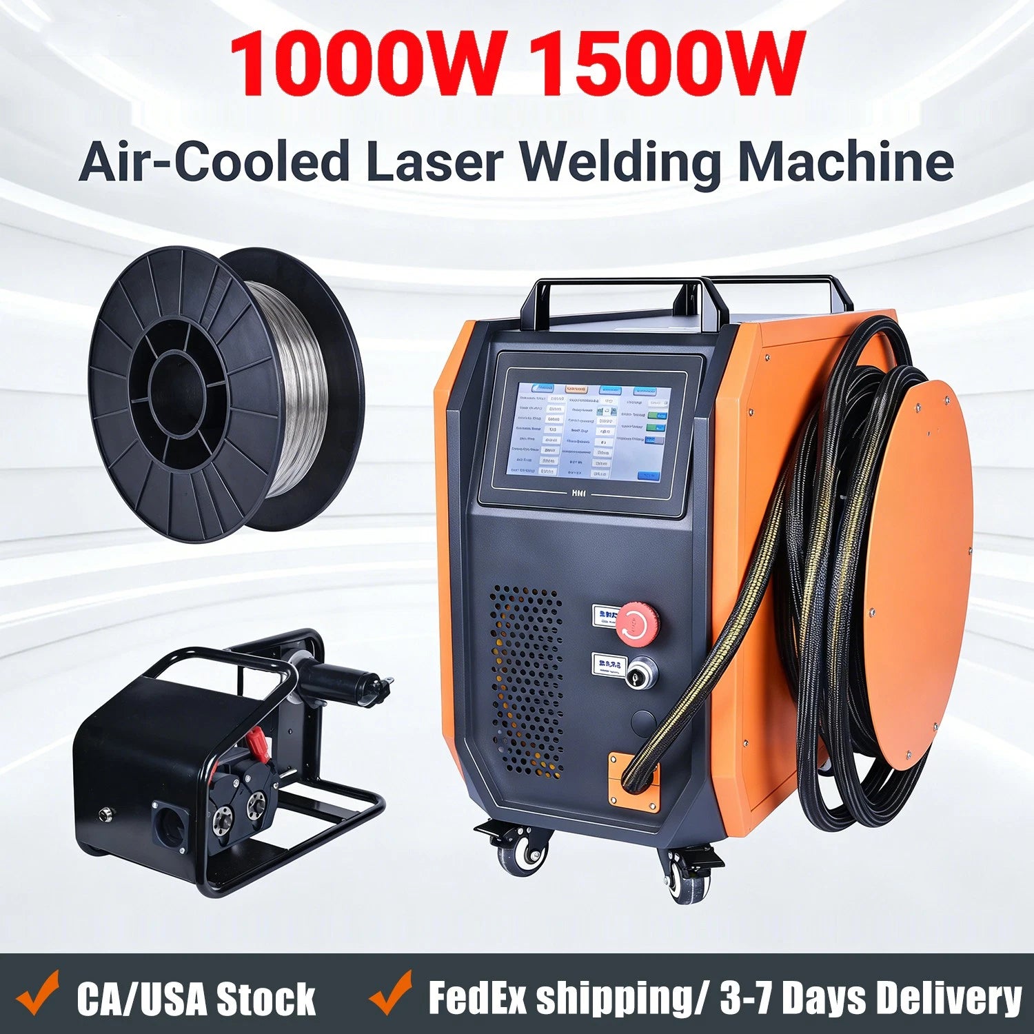 4 IN 1 1000W 1500W Laser Welding Cleaning Cutter Machine Air